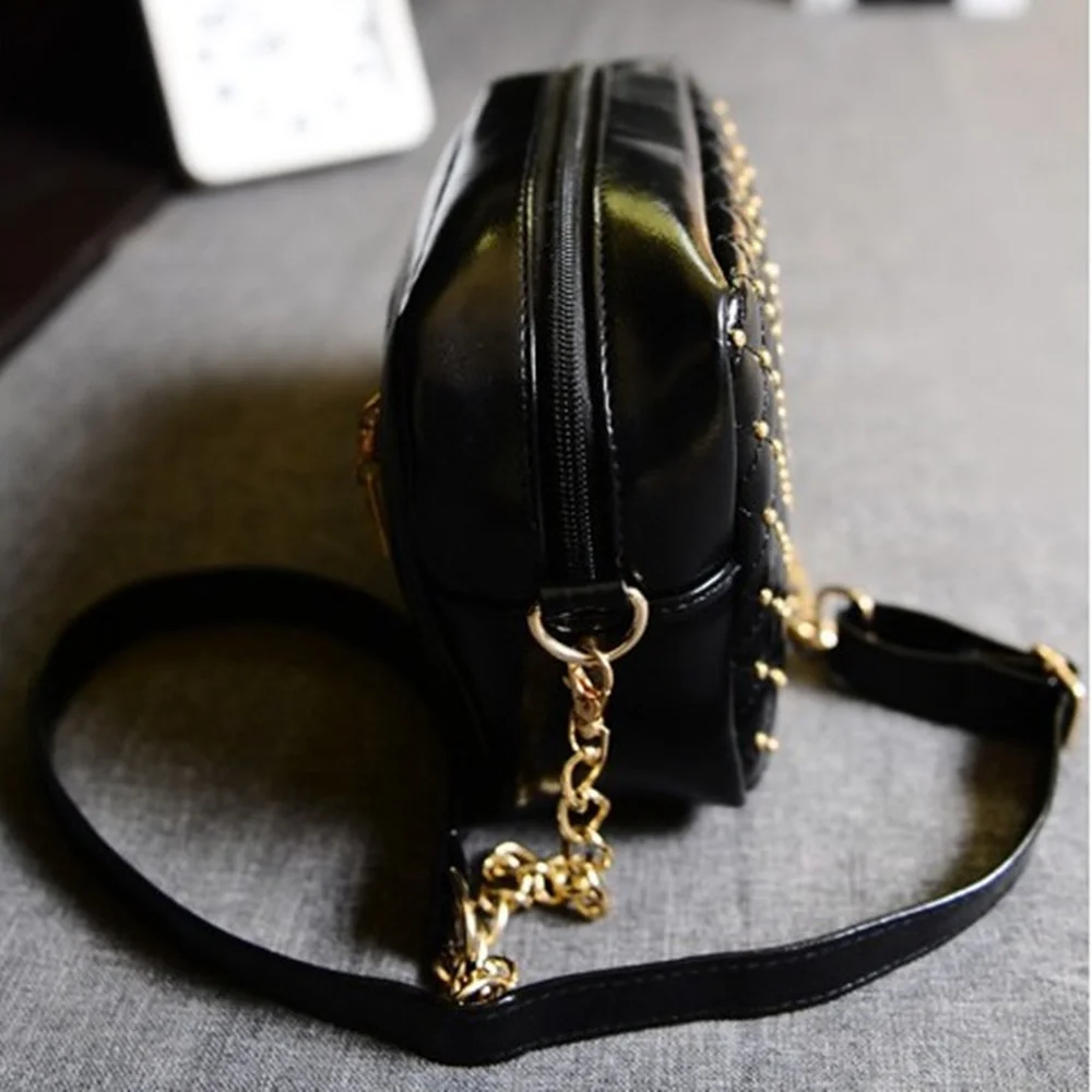 Women Gypsophila Rivet Handbags New Chain Fashion Crown Small Bag Korean Style Shoulder Messenger Crossbody Bag Diagonal Bag
Women Gypsophila Rivet Handbags New Chain Fashion Crown Small Bag Korean Style Shoulder Messenger Crossbody Bag Diagonal Bag