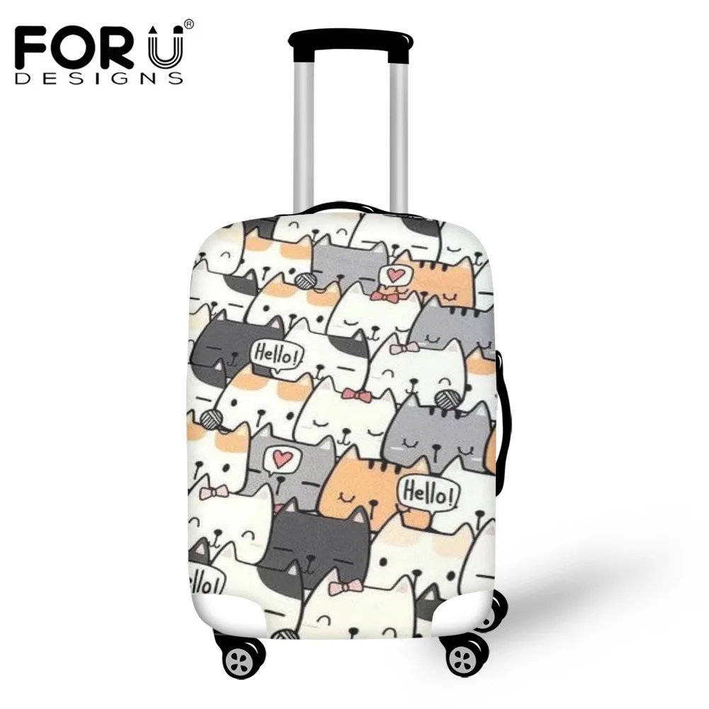 FORUDESIGNS Cartoon Cute Cat Print Luggage Cover Apply to 18-30 Inch Travel Suitcase Waterproof Thick Protective Covers Unisex
FORUDESIGNS Cartoon Cute Cat Print Luggage Cover Apply to 18-30 Inch Travel Suitcase Waterproof Thick Protective Covers Unisex