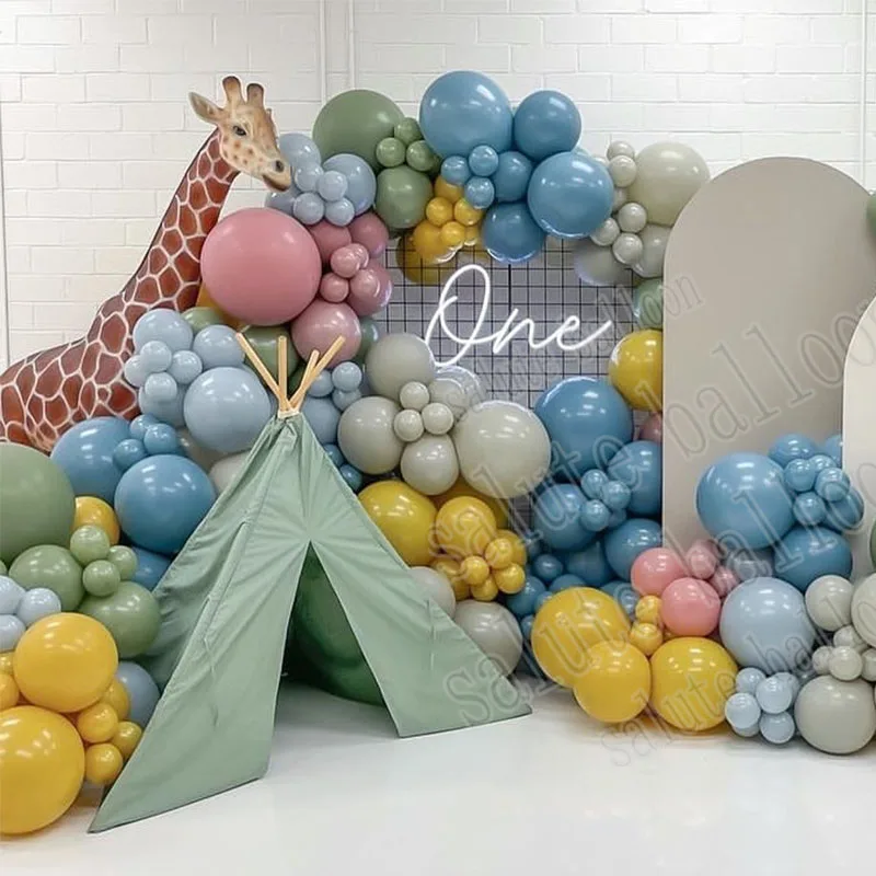 203Pcs Avocado Green Balloon Garland Arch Kit Double Turmeric Balloon for Birthday Baby Shower Weddings Party Decoration
203Pcs Avocado Green Balloon Garland Arch Kit Double Turmeric Balloon for Birthday Baby Shower Weddings Party Decoration