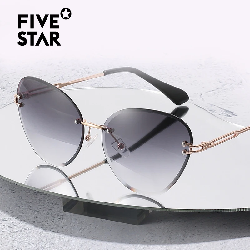 Cat Eye Rimless Sunglasses Women Brand Designer Alloy Oversize Sun Glasses Vintage Gradient Male Oculos Feminino
Cat Eye Rimless Sunglasses Women Brand Designer Alloy Oversize Sun Glasses Vintage Gradient Male Oculos Feminino