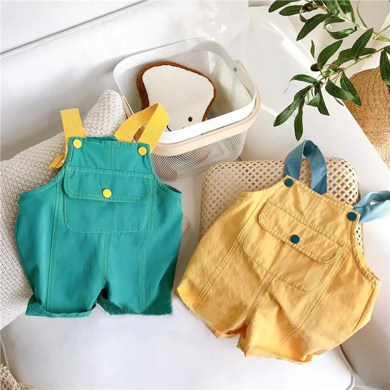Children's Overalls Summer New Baby Casual Loose Pocket Short Overalls Toddler Girls Boys Fashion Short Jumpsuits Kids Shorts
Children's Overalls Summer New Baby Casual Loose Pocket Short Overalls Toddler Girls Boys Fashion Short Jumpsuits Kids Shorts