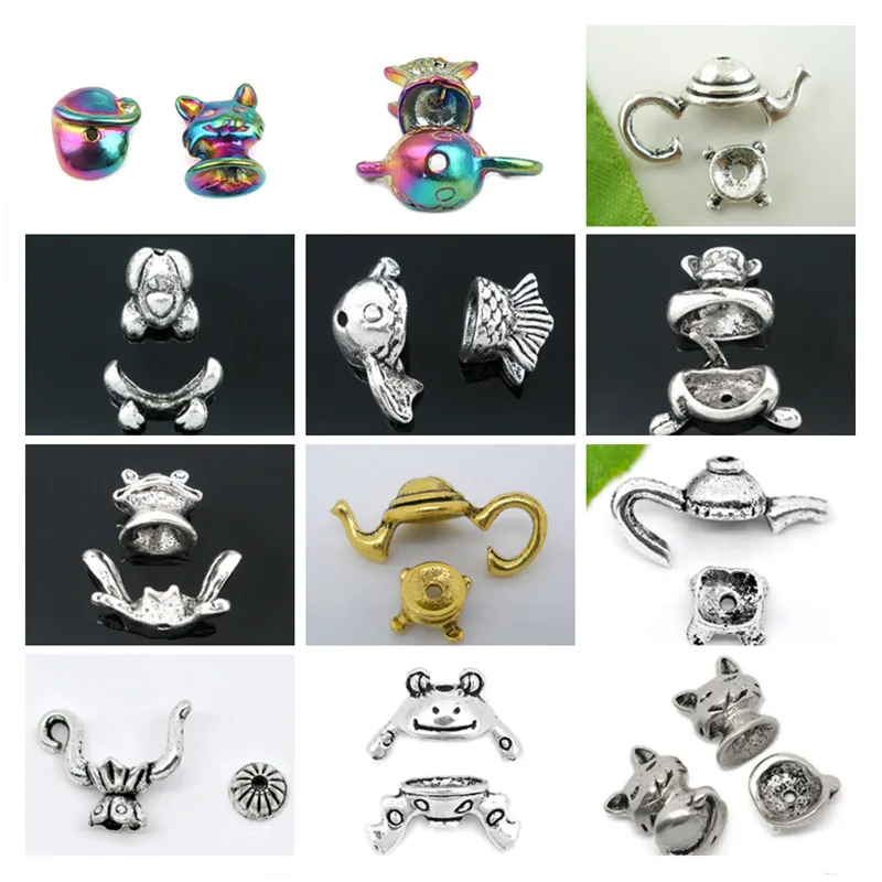 DoreenBeads Fashion Metal Color Beads Caps Cat Animal Cat Fish Frog Multicolor DIY Making Earrings Jewelry Findings 1Set-10Sets
DoreenBeads Fashion Metal Color Beads Caps Cat Animal Cat Fish Frog Multicolor DIY Making Earrings Jewelry Findings 1Set-10Sets