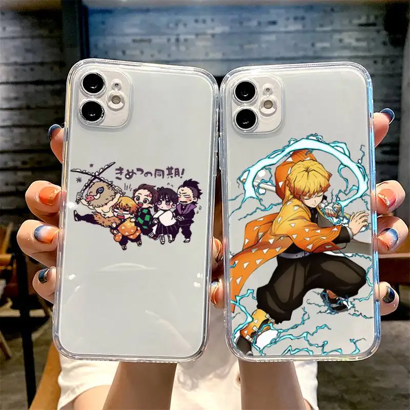 Anime Demon Slayer Phone Case For iphone 13 12 11 8 7 plus mini x xs xr pro max Transparent soft
Anime Demon Slayer Phone Case For iphone 13 12 11 8 7 plus mini x xs xr pro max Transparent soft