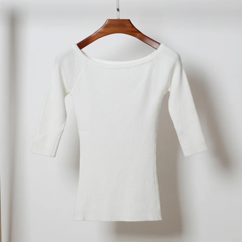 Свитер-блузка с одним воротником, свитер с открытыми плечами, тонкий пуловер на весну и осень, короткая рубашка с длинными рукавами
Свитер-блузка с одним воротником, свитер с открытыми плечами, тонкий пуловер на весну и осень, короткая рубашка с длинными рукавами