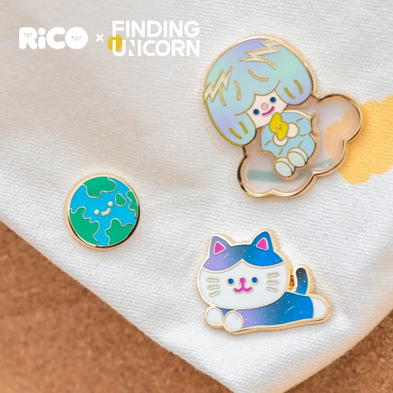 Badge Looking for Unicorn RiCO Universe Series Pin Blind Box Metal Ornament Decoration Brooch
Badge Looking for Unicorn RiCO Universe Series Pin Blind Box Metal Ornament Decoration Brooch
