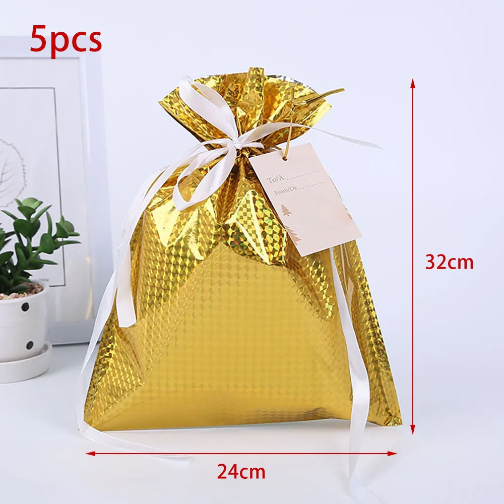 5PCS Christmas Aluminum Foil Reusable Drawstring Wrap Present Gift Party Bakery Cookies Snack Biscuit Candy Popcorn Pouches
5PCS Christmas Aluminum Foil Reusable Drawstring Wrap Present Gift Party Bakery Cookies Snack Biscuit Candy Popcorn Pouches