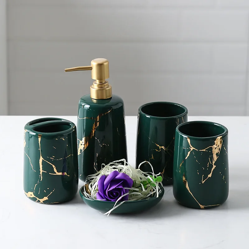 Marble Bathroom Decoration Accessories Toothbrush Holder Mouth Cup Ceramic Tray Toothpaste Dispenser Soap Dish Household Goods
Marble Bathroom Decoration Accessories Toothbrush Holder Mouth Cup Ceramic Tray Toothpaste Dispenser Soap Dish Household Goods