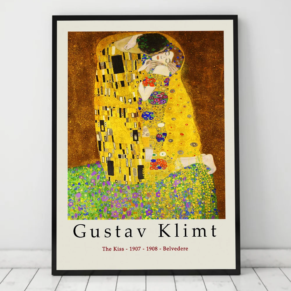Classic Abstract Artist Gustav Klimt kiss Oil Painting on Canvas Print Poster Modern Art Wall Pictures For Living Room Cuadros
Classic Abstract Artist Gustav Klimt kiss Oil Painting on Canvas Print Poster Modern Art Wall Pictures For Living Room Cuadros
