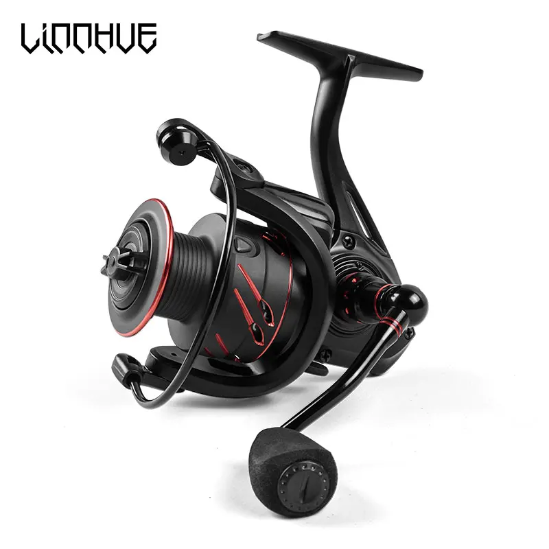 LINNHUE Fishing Reel Full Metal Spool Spinning Reel 5.0:1 Max Drag 10Kg Power Smooth Sea Carp Fishing Reel Black Badge Reel
LINNHUE Fishing Reel Full Metal Spool Spinning Reel 5.0:1 Max Drag 10Kg Power Smooth Sea Carp Fishing Reel Black Badge Reel