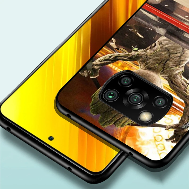 Marvel Guardians Groot For Xiaomi Poco X3 NFC M3 M2 X2 F3 F2 Pro C3 F1 Mi Play Mix 3 A3 A2 A1 Black Phone Case
Marvel Guardians Groot For Xiaomi Poco X3 NFC M3 M2 X2 F3 F2 Pro C3 F1 Mi Play Mix 3 A3 A2 A1 Black Phone Case