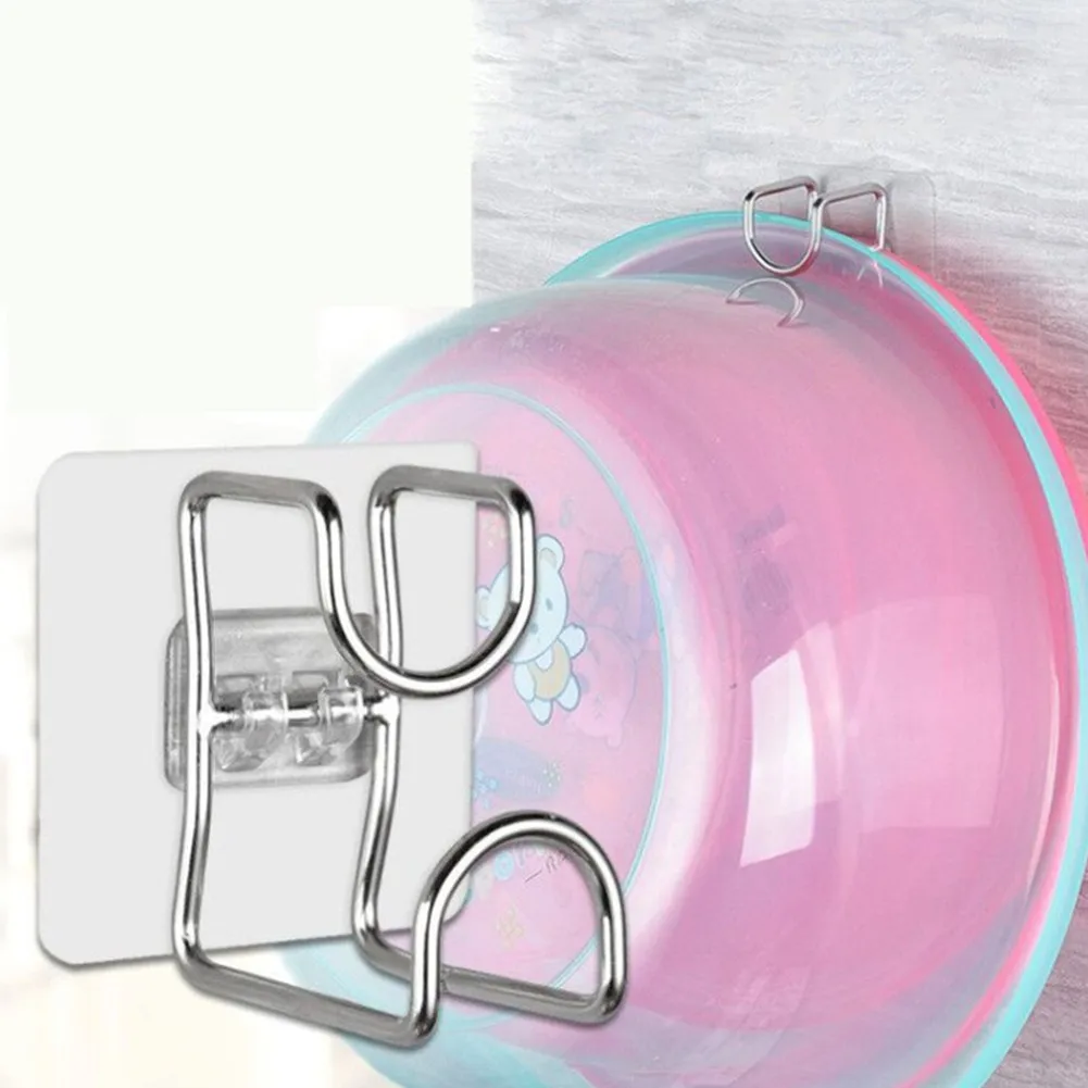 2.4 * 2.8 * 3.1in Stainless Steel Washbasin Hook Bathroom Wall Seamless Nail-free Hook-and-hook Washbasin Stand
2.4 * 2.8 * 3.1in Stainless Steel Washbasin Hook Bathroom Wall Seamless Nail-free Hook-and-hook Washbasin Stand