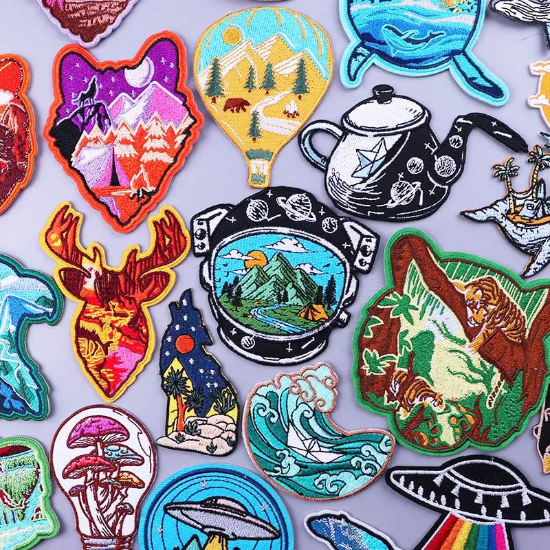 Outdoor Travel Patch Wolf Deer Patch For Clothing Mountain Natural Iron On Patches On Clothes Emboridered Patches Stripes Badges
Outdoor Travel Patch Wolf Deer Patch For Clothing Mountain Natural Iron On Patches On Clothes Emboridered Patches Stripes Badges