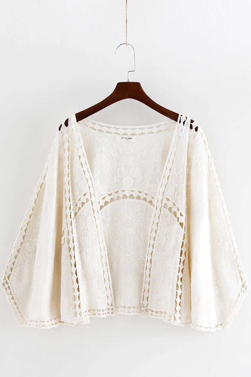 Cardigan jacket women's 2020 summer new thin small jacket with bat sleeves and a versatile loose shawl top
Cardigan jacket women's 2020 summer new thin small jacket with bat sleeves and a versatile loose shawl top