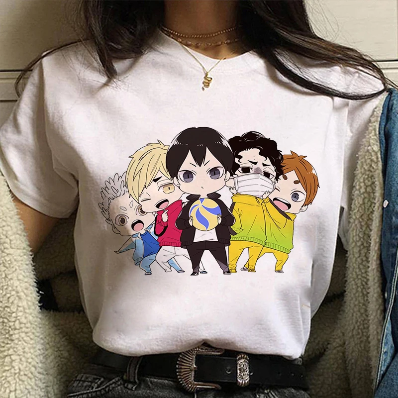 Haikyuu!! Kawaii Graphic Print T-shirt Women Harajuku Aesthetic White Tops Tshirt Tee 2021 New Summer Fashion Y2k Female T Shirt
Haikyuu!! Kawaii Graphic Print T-shirt Women Harajuku Aesthetic White Tops Tshirt Tee 2021 New Summer Fashion Y2k Female T Shirt