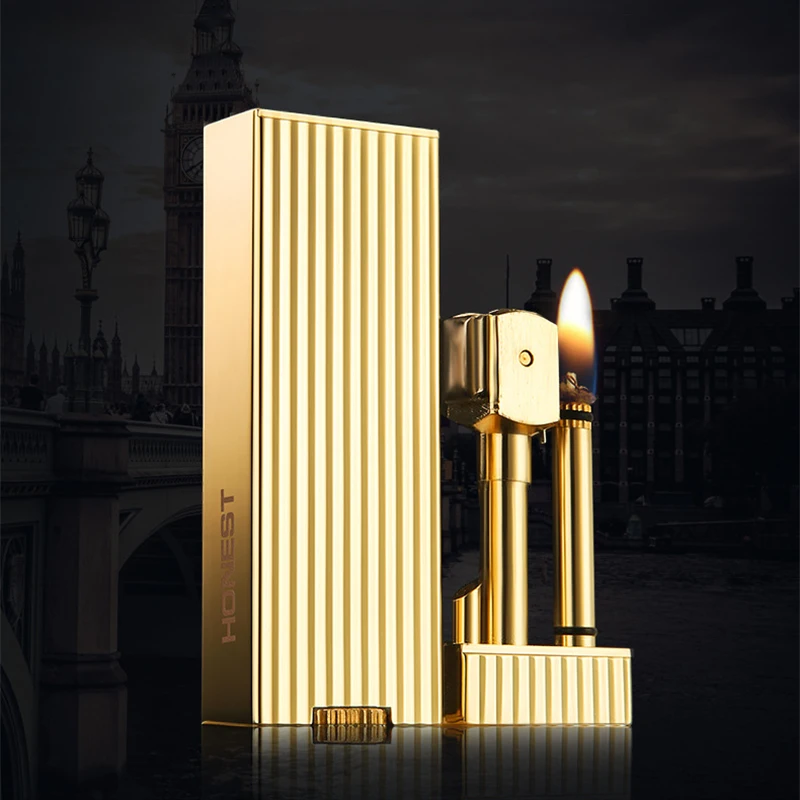 HONEST Petroleum Lighters Gentlemen Kerosene Lighter Grinding wheel Copper Refillable Lighters Metal Sound
HONEST Petroleum Lighters Gentlemen Kerosene Lighter Grinding wheel Copper Refillable Lighters Metal Sound