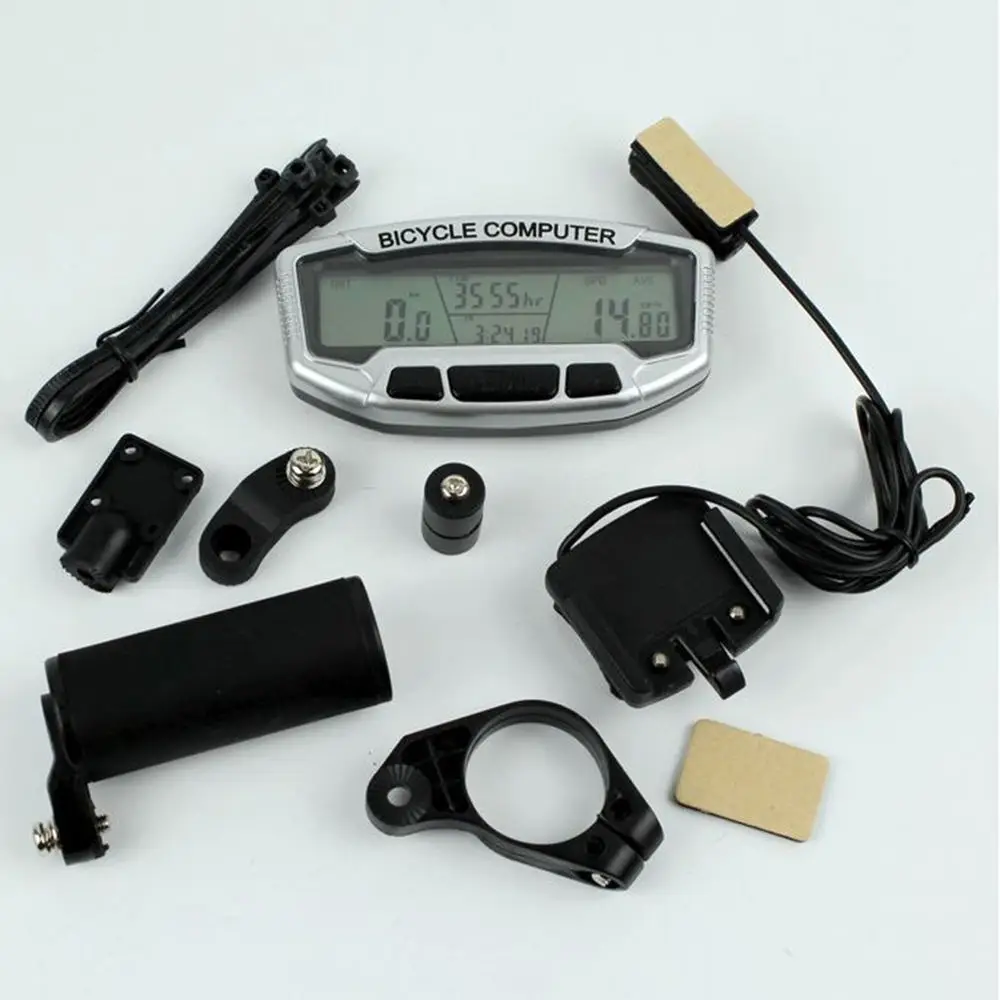 Waterproof LCD Bicycle Bike Cycling Computer Odometer Speedometer Velometer with Blue Light for Bike
Waterproof LCD Bicycle Bike Cycling Computer Odometer Speedometer Velometer with Blue Light for Bike