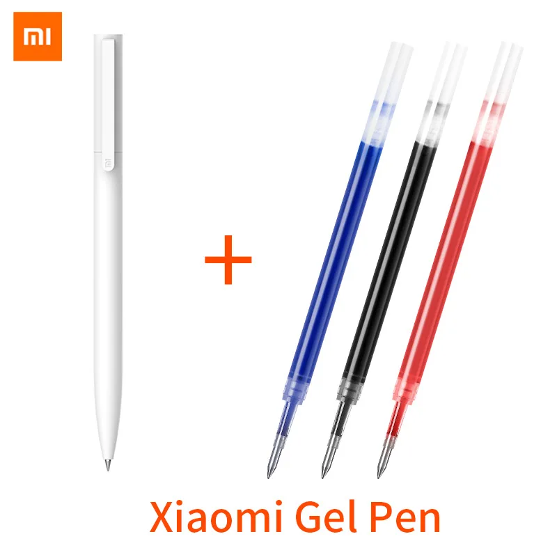 Оригинальная гелевая ручка Xiaomi MI Pen Mijia ручки 9 5 мм без крышки гладкие швейцарские