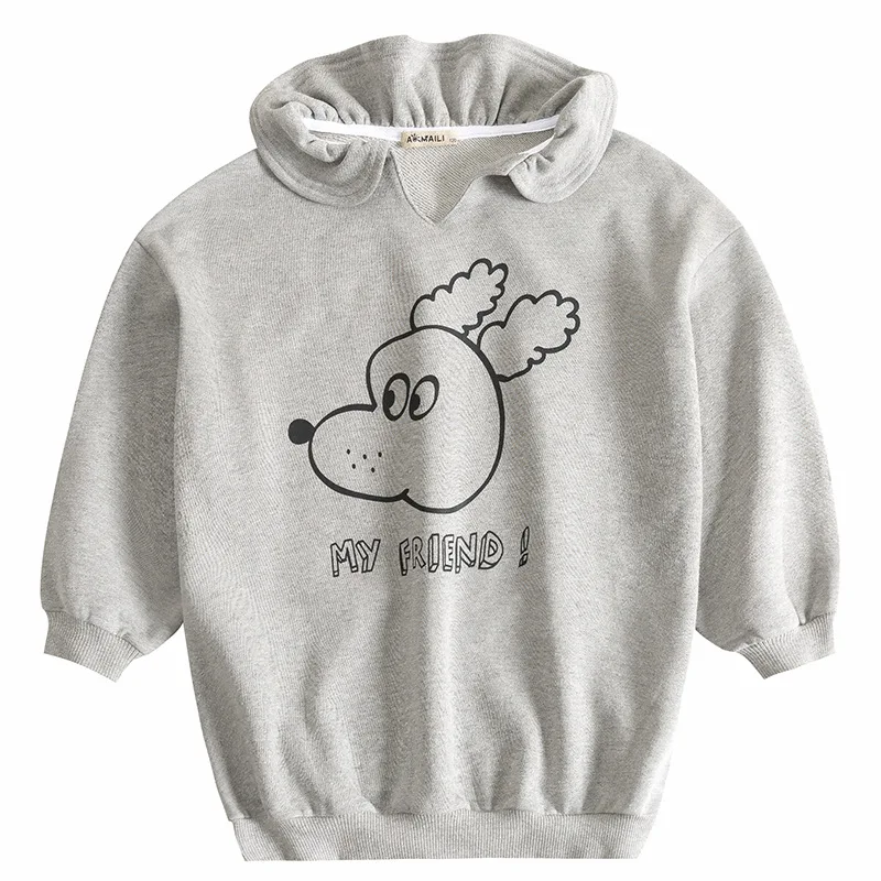 Girl's Spring/Autumn Cute Novelty Print Long Sweater Children's Ruffle Collar V-neck Long Sleeve Tops Girl's Fashion Clothes!
Girl's Spring/Autumn Cute Novelty Print Long Sweater Children's Ruffle Collar V-neck Long Sleeve Tops Girl's Fashion Clothes!