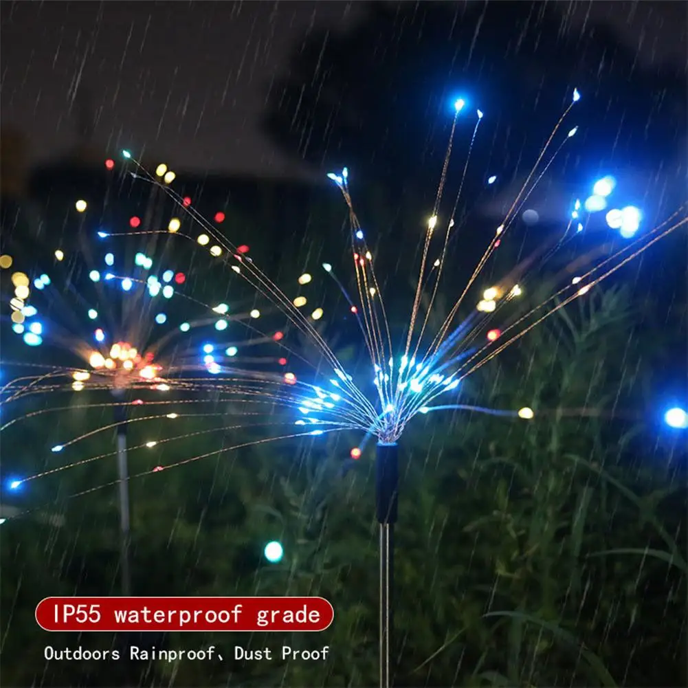 Solar Firework Light 120led Dual-mode Outdoor Decorative Garden Lawn Light Rainproof Landscape Plug Lamp
Solar Firework Light 120led Dual-mode Outdoor Decorative Garden Lawn Light Rainproof Landscape Plug Lamp