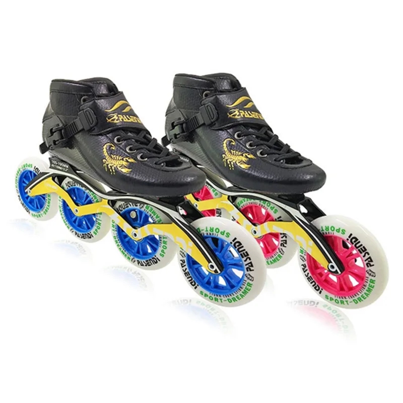 PASENDI/Новинка Стильная обувь для катания на роликовых коньках взрослых и детей