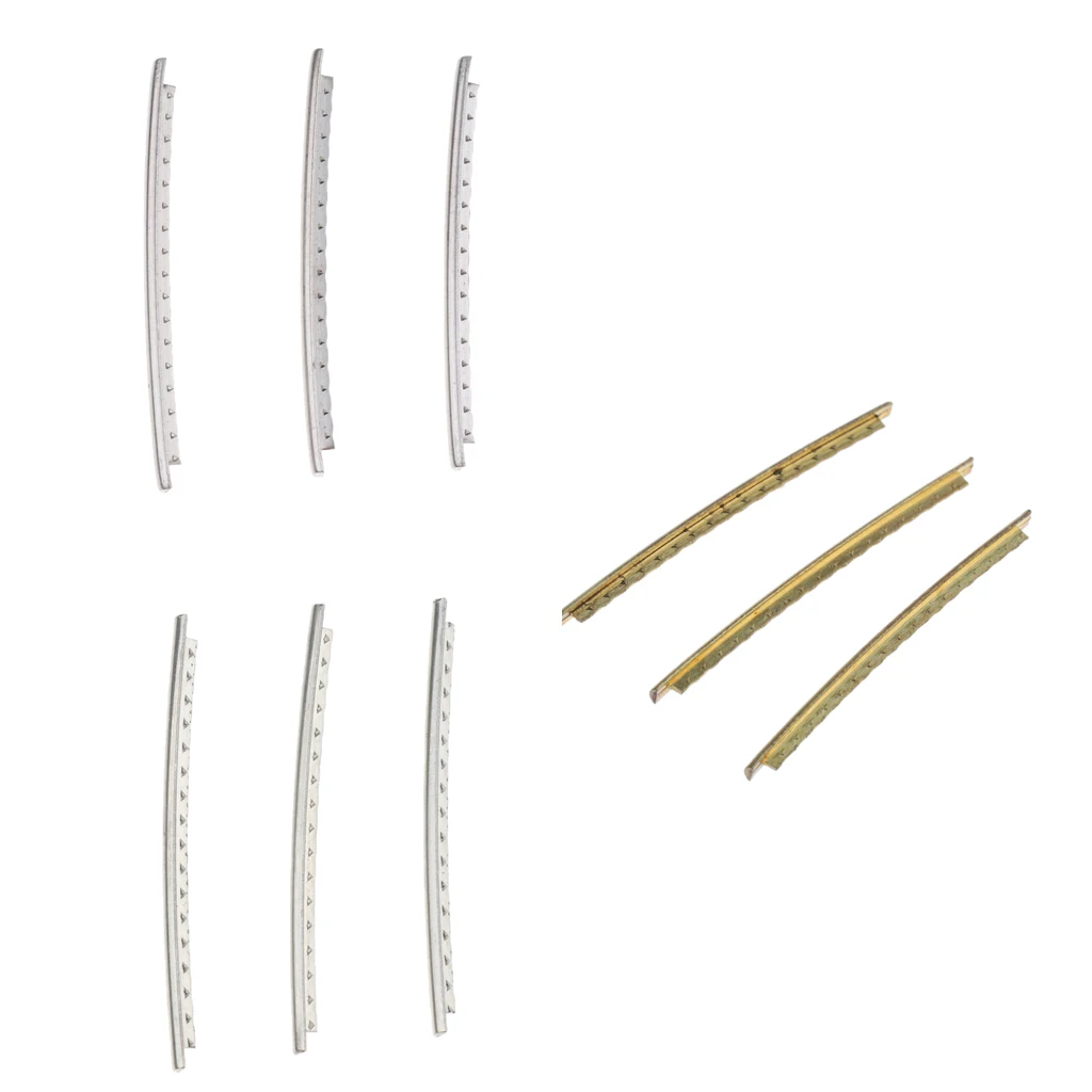 Pack of 24 Fretwires Fretboard Fingerboard Wires Luthier Tool for Electric Guitar Replacement Parts
Pack of 24 Fretwires Fretboard Fingerboard Wires Luthier Tool for Electric Guitar Replacement Parts