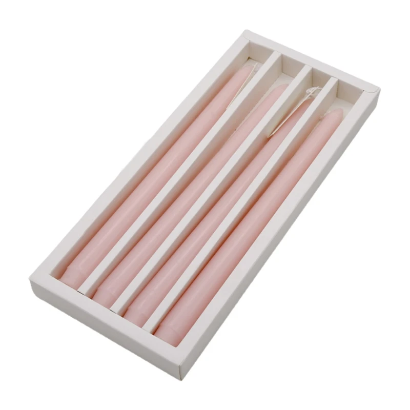 4pcs Elegent Taper Candles 9.8inch Tall Burning Smokeless Dinner Candles Wedding 72XF
4pcs Elegent Taper Candles 9.8inch Tall Burning Smokeless Dinner Candles Wedding 72XF