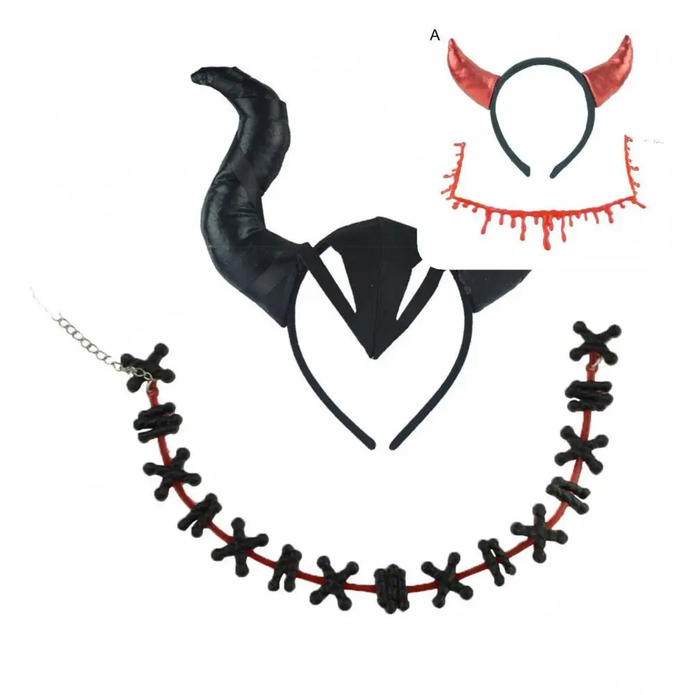 2 Styles 1 Set Excellent Artificial Bloody Necklace Hair Hoop Set Lightweight Hair Hoop Attractive for Home
2 Styles 1 Set Excellent Artificial Bloody Necklace Hair Hoop Set Lightweight Hair Hoop Attractive for Home