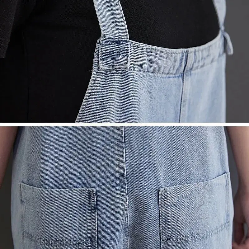 Denim strap pants 2021 summer new fat sister large size loose cover hip show thin pants fat mm versatile age reduction
Denim strap pants 2021 summer new fat sister large size loose cover hip show thin pants fat mm versatile age reduction