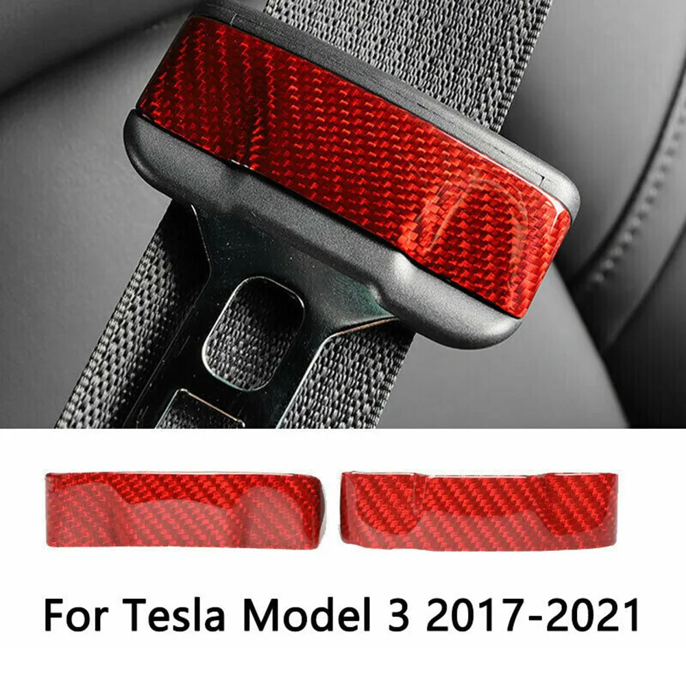 Red Carbon Fiber Seat Belt Buckle Adjust Cover Trim For Tesla Model 3 2017-2021 Seat Belt Buckle Adjust Cover Automotive Goods
Red Carbon Fiber Seat Belt Buckle Adjust Cover Trim For Tesla Model 3 2017-2021 Seat Belt Buckle Adjust Cover Automotive Goods