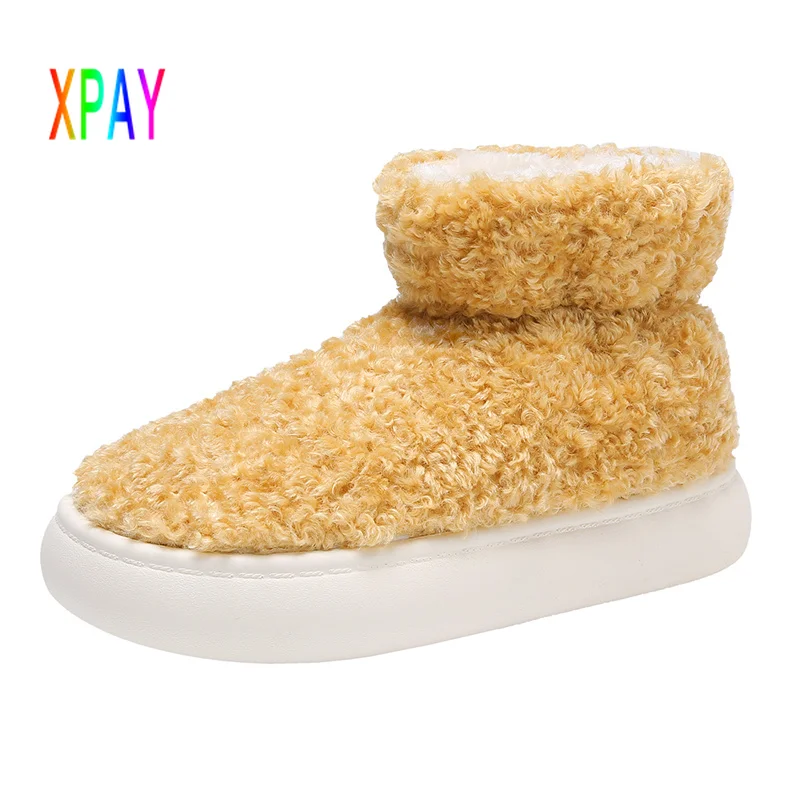 XPAYSnow Boots Round Head Plus Velvet Thick Flat Bottom Сапоги Solid Color Plush 2021 Winter Fashion and Comfortable Snow Boots
XPAYSnow Boots Round Head Plus Velvet Thick Flat Bottom Сапоги Solid Color Plush 2021 Winter Fashion and Comfortable Snow Boots