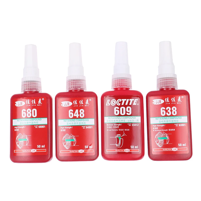 609 638 648 680 Retaining Compound Thread locker 50ml Adhesive Glue for Bearing
609 638 648 680 Retaining Compound Thread locker 50ml Adhesive Glue for Bearing