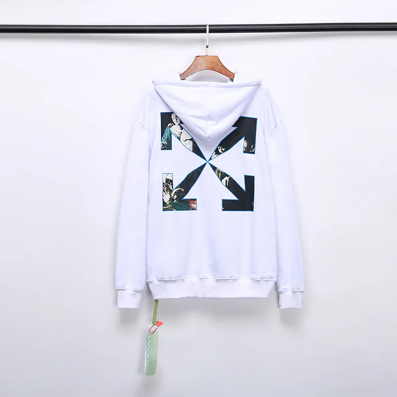 Off-white 20fw new virgin oil painting direct jet printed cotton terry Hooded Sweater
Off-white 20fw new virgin oil painting direct jet printed cotton terry Hooded Sweater