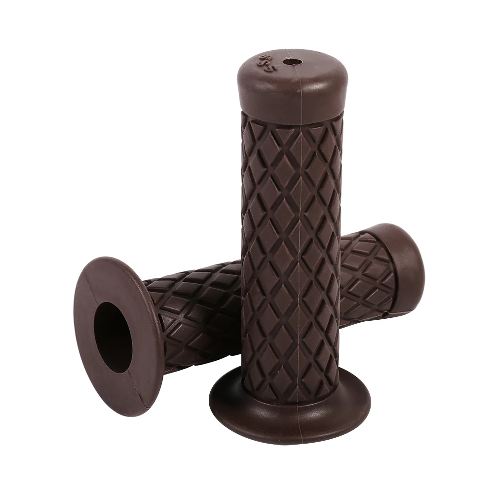 22mm 7/8" Universal Vintage Soft Rubber Handle Bar Hand Grips For Motorcycle Dark Brown
22mm 7/8" Universal Vintage Soft Rubber Handle Bar Hand Grips For Motorcycle Dark Brown