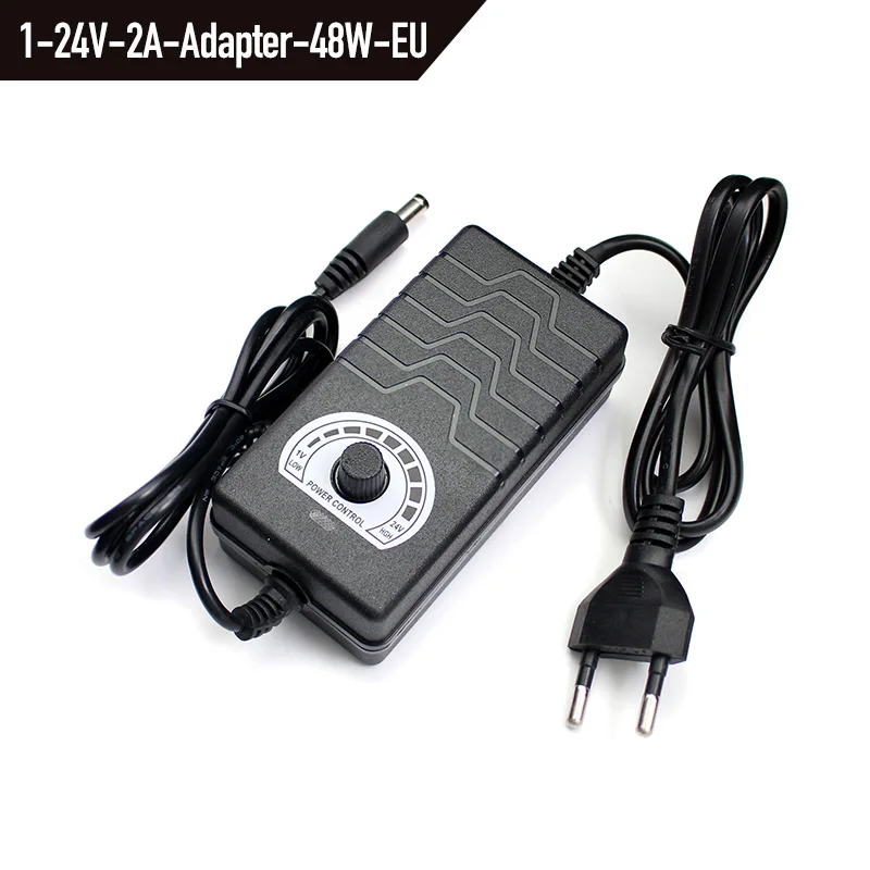 Adjustable Adapter Power Supply DC 12V Adjustable Adapter Transformer AC 220V TO DC 1V -24V 2A With LED Display For LED Strip
Adjustable Adapter Power Supply DC 12V Adjustable Adapter Transformer AC 220V TO DC 1V -24V 2A With LED Display For LED Strip
