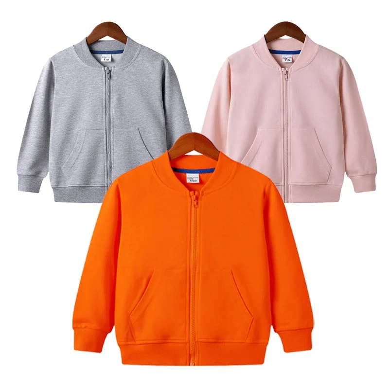 Fall 2-12 Year Old Children's Clothes Solid Zipper Full Cotton Jacket Fleece Coat Boy Outerwear Unisex Beat Sport Casual Blazer
Fall 2-12 Year Old Children's Clothes Solid Zipper Full Cotton Jacket Fleece Coat Boy Outerwear Unisex Beat Sport Casual Blazer