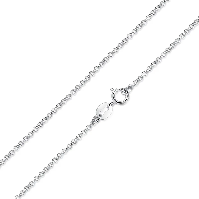 2020 Classic Basic Chain 100% 925 Sterling Silver Lobster Clasp Adjustable Necklace Fashion Jewelry Women | Украшения и