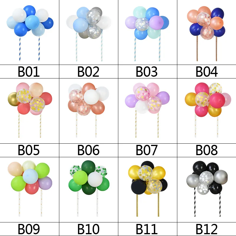 1Set 5inch Balloon Cake Topper DIY Unique Ballon Garland Cake Toppers for Baby Shower Birthday Wedding Party Decoration Supplies
1Set 5inch Balloon Cake Topper DIY Unique Ballon Garland Cake Toppers for Baby Shower Birthday Wedding Party Decoration Supplies