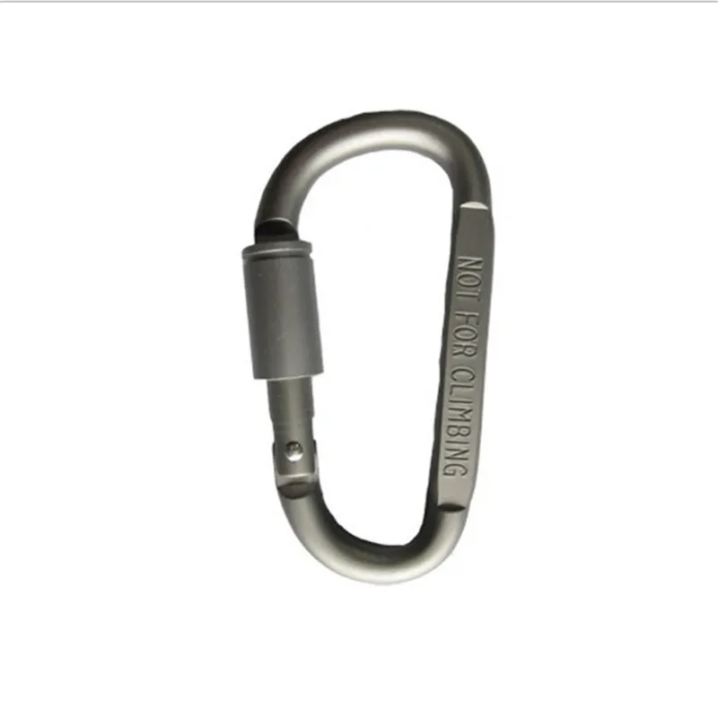 50 pcs NEW Buckle D Shape Aluminum Alloy Backpack Hanging Hook With Lock Outdoor Equipment EDC Tool
50 pcs NEW Buckle D Shape Aluminum Alloy Backpack Hanging Hook With Lock Outdoor Equipment EDC Tool