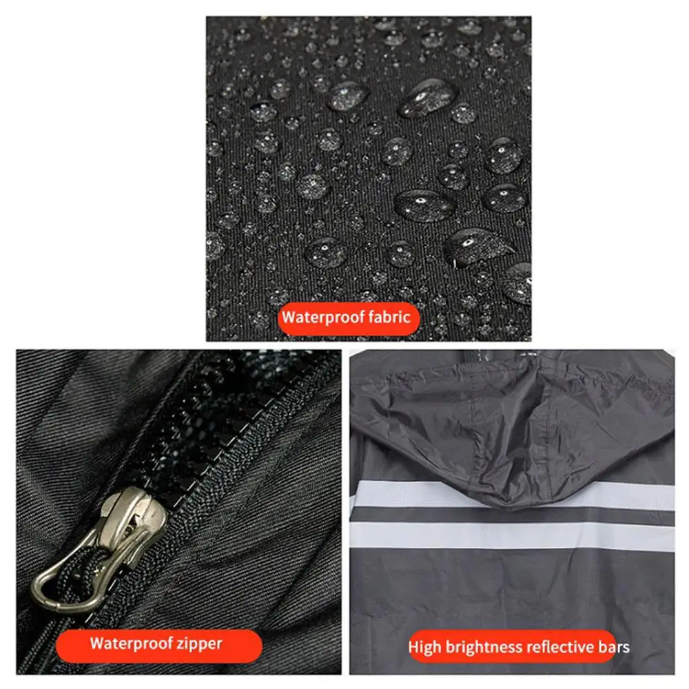 Motorcycle Rainwear Raincoat Suit Universal Bicycle Raincoat Night Reflective Cape Impermeable Windproof NEW for Hiking
Motorcycle Rainwear Raincoat Suit Universal Bicycle Raincoat Night Reflective Cape Impermeable Windproof NEW for Hiking