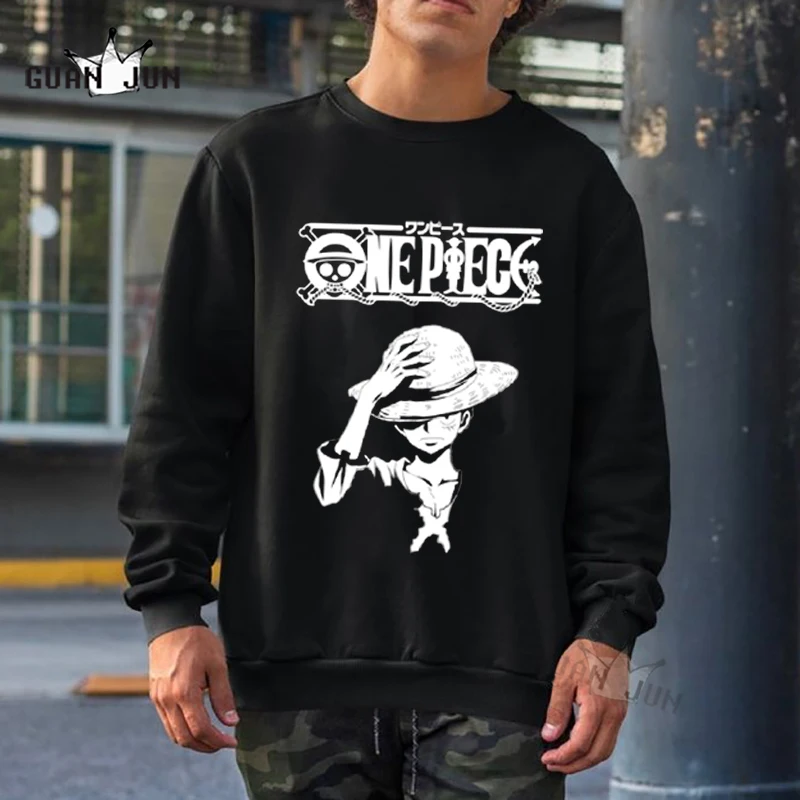 NEW Sweatshirts Velvet Winter Men's Harajuku Letter One Piece Luffy Hooded Female Men 2021 Cotton Warm Hoodies Anime Autumn Tops
NEW Sweatshirts Velvet Winter Men's Harajuku Letter One Piece Luffy Hooded Female Men 2021 Cotton Warm Hoodies Anime Autumn Tops