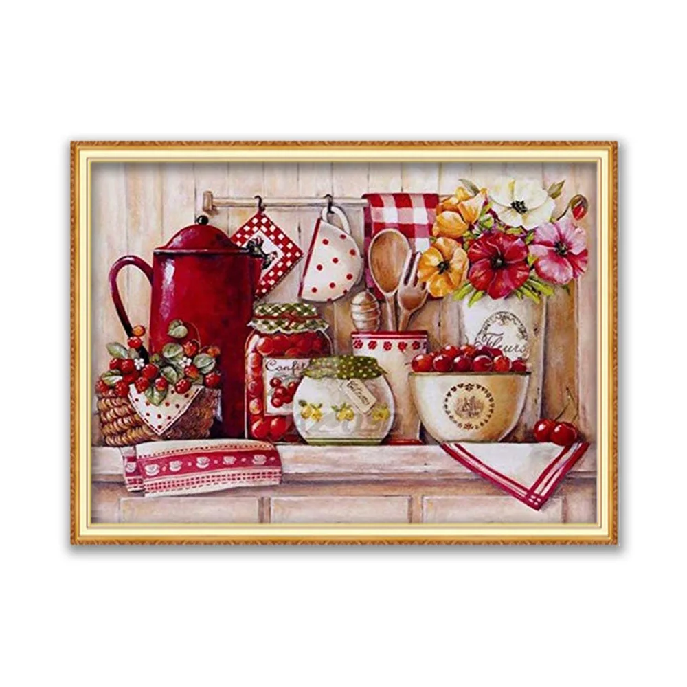 Flower Vase DIY 11CT Cross Stitch Embroidery Kits Needlework Craft Set Cotton Thread Printed Canvas Home Decoration Wholesale
Flower Vase DIY 11CT Cross Stitch Embroidery Kits Needlework Craft Set Cotton Thread Printed Canvas Home Decoration Wholesale