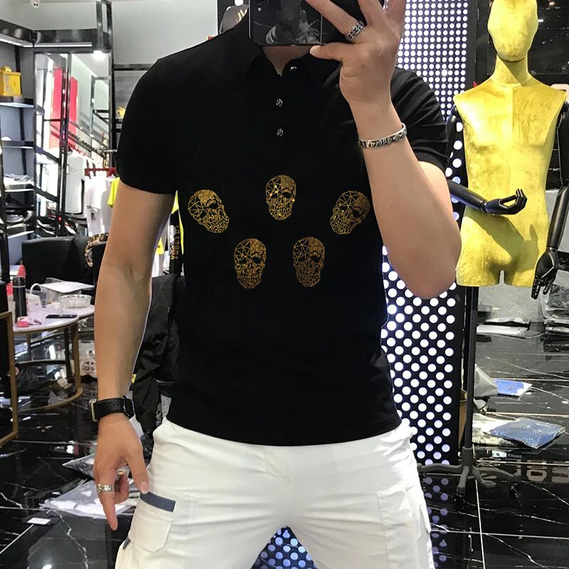 New Design Skull Head Spring Outdoor Business Personality Polo Sweatshirt Summer Men's T-Shirt Tops Loose Large Size
New Design Skull Head Spring Outdoor Business Personality Polo Sweatshirt Summer Men's T-Shirt Tops Loose Large Size