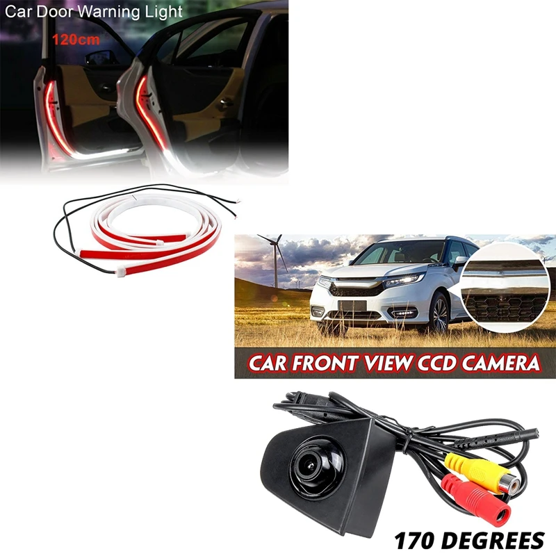 1 Set Universal Car Door Opening Warning LED Lights & 1 Set Car Front Logo Camera Front View Camera
1 Set Universal Car Door Opening Warning LED Lights & 1 Set Car Front Logo Camera Front View Camera