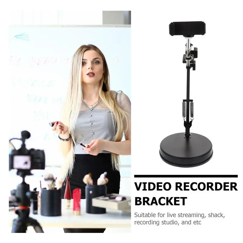 1 Set Camera Stand Iron Suspension Arm Video Recorder Bracket Phone Clip
1 Set Camera Stand Iron Suspension Arm Video Recorder Bracket Phone Clip