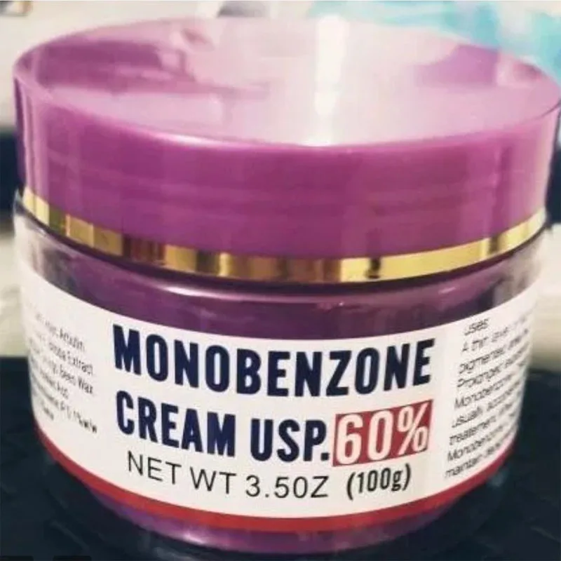 Monobenzone 60% Whitening Decolorizing cream clears blemishes fades skin tone Remove melanin Leukoplakia Brightening 100g
Monobenzone 60% Whitening Decolorizing cream clears blemishes fades skin tone Remove melanin Leukoplakia Brightening 100g
