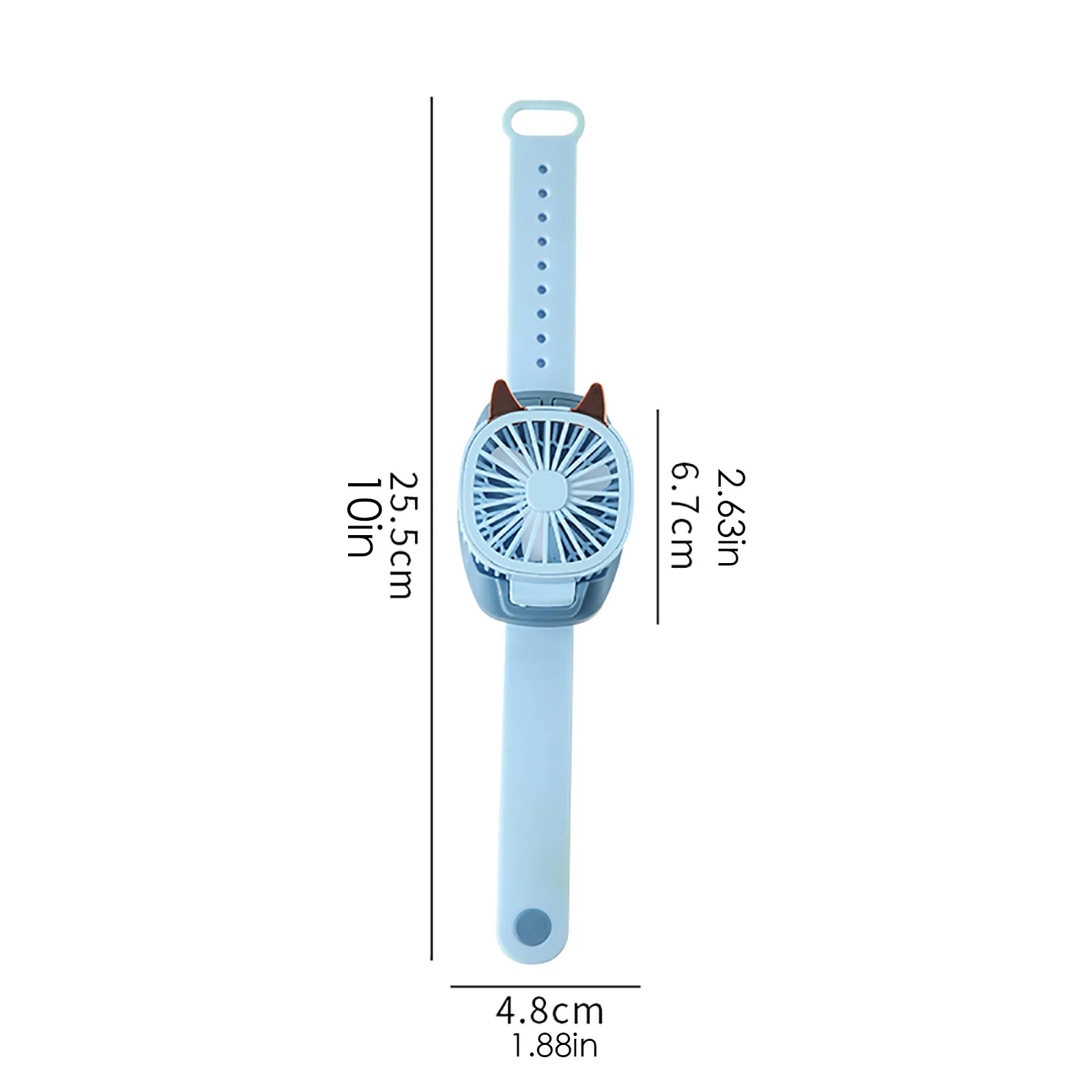 Devil Watch Fan Outdoor Portable Mini Rechargeable Fan For Students Summer Children's Toy Gifts Mobile Small Fan Practical R5
Devil Watch Fan Outdoor Portable Mini Rechargeable Fan For Students Summer Children's Toy Gifts Mobile Small Fan Practical R5