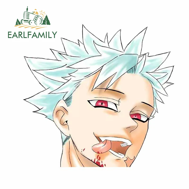EARLFAMILY 13cm x 12.6cm for The Seven Deadly Sins Ban Anime Car Stickers Surfboard Trunk Decal Windows Motorcycle Decoration
EARLFAMILY 13cm x 12.6cm for The Seven Deadly Sins Ban Anime Car Stickers Surfboard Trunk Decal Windows Motorcycle Decoration