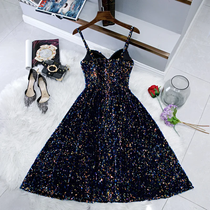 Big Size 3XL Bling Sequins Evening Dress Sexy Spaghetti Strap Party Dress Elegant Trailing Prom Dress Noble Slim Celebrity Dress
Big Size 3XL Bling Sequins Evening Dress Sexy Spaghetti Strap Party Dress Elegant Trailing Prom Dress Noble Slim Celebrity Dress