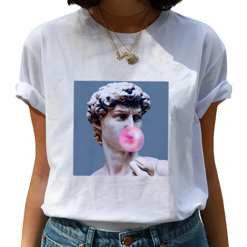 Puckish Print T Shirt For Women Short Sleeve O-Neck Leisure Tee Casual Funny Harajuku Tops Female T Shirts Summer Woman Clothing
Puckish Print T Shirt For Women Short Sleeve O-Neck Leisure Tee Casual Funny Harajuku Tops Female T Shirts Summer Woman Clothing