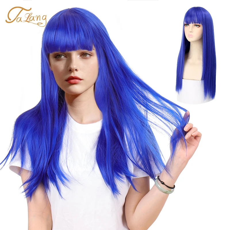TALANG Cosplay Straight Hair Long Straight Hair Wig Blue Green Pink Girl Wig Heat-resistant Fiber Synthetic Wig Female
TALANG Cosplay Straight Hair Long Straight Hair Wig Blue Green Pink Girl Wig Heat-resistant Fiber Synthetic Wig Female
